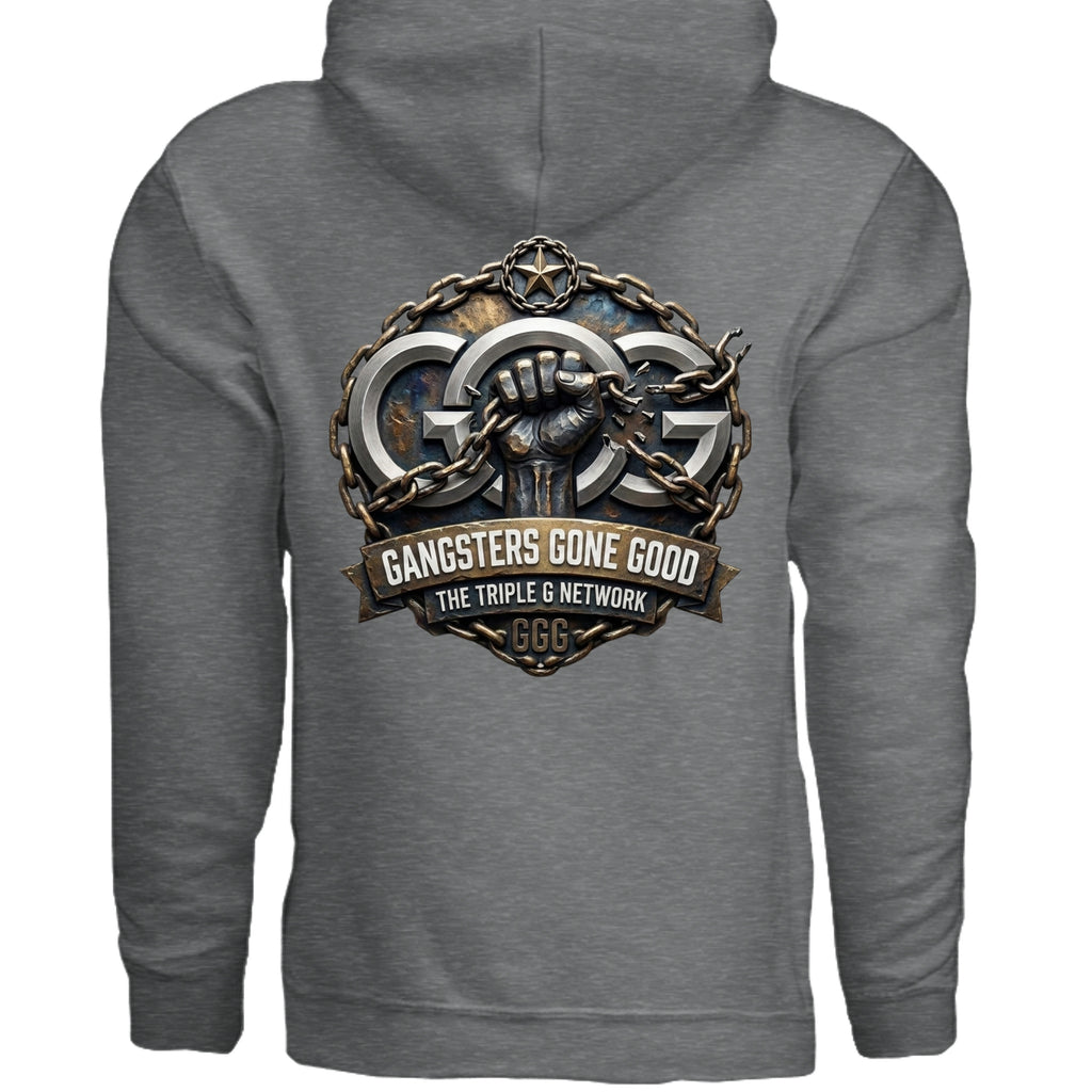 Fan Charcoal Heather - G185 - BACK
