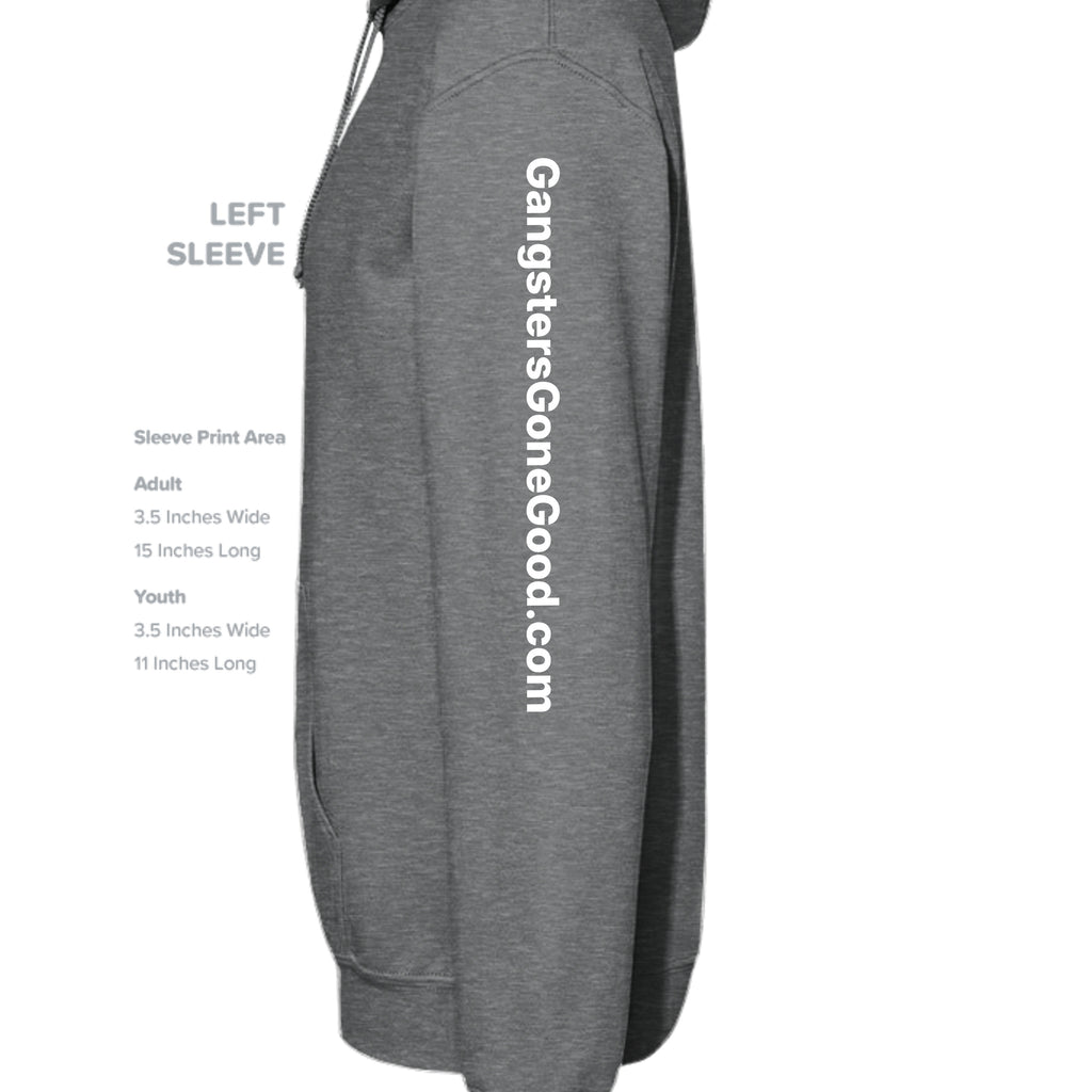 Fan Charcoal Heather - G185 - SLEEVE_LEFT