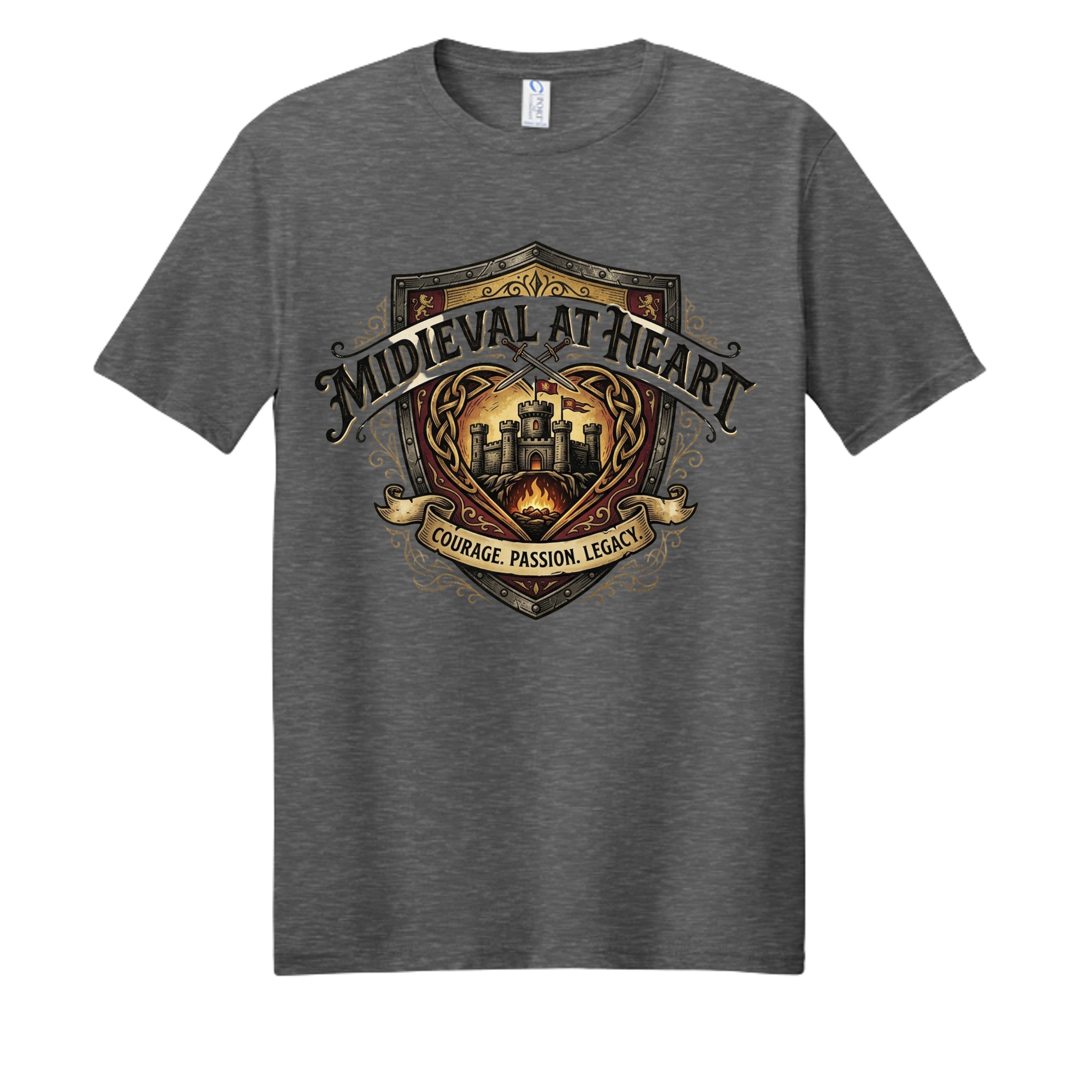 Dark Heather Grey - PC450 - FRONT