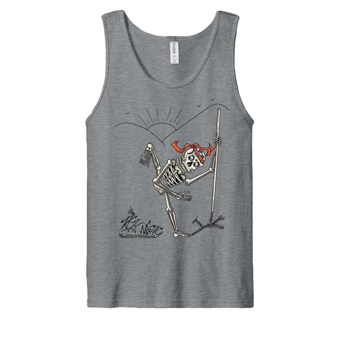 Heather Grey - S105 - FRONT