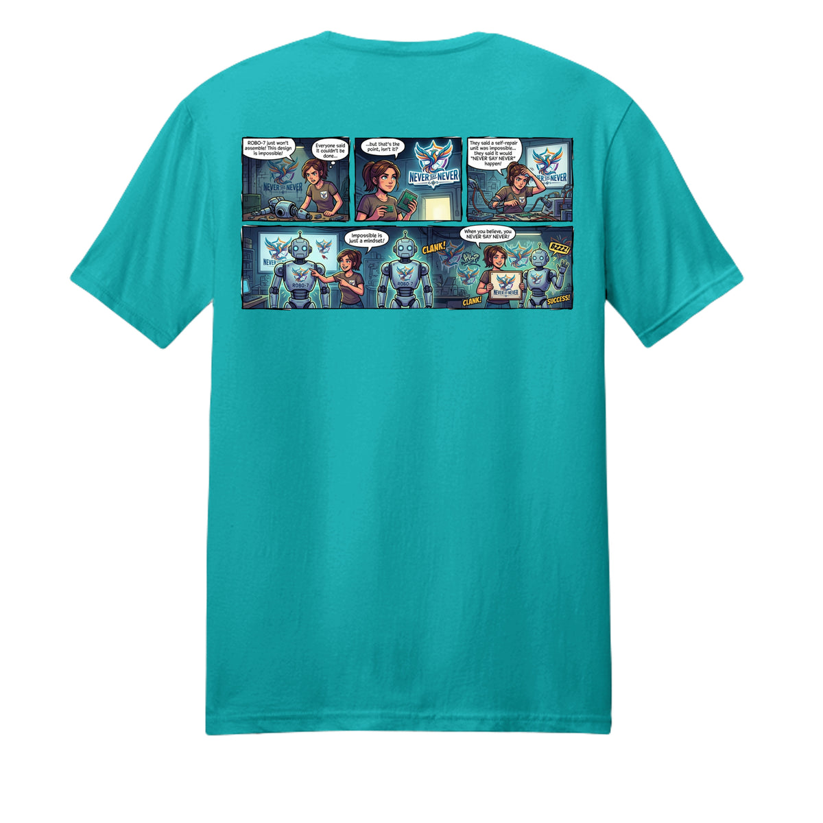 Bright Aqua - PC450 - BACK
